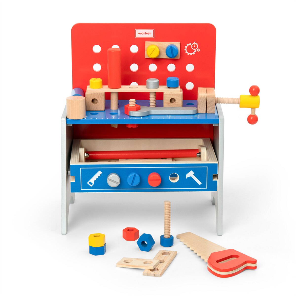 Houten Werkbank Speelgoed Hout Tool Stand Set Voor Kinderen Peuters En Kinderen