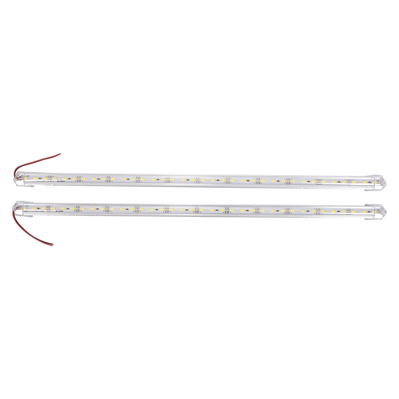 2 Stuks Aluminium Stijve Led Strip Staaf Licht Waterdichte 12V 50Cm