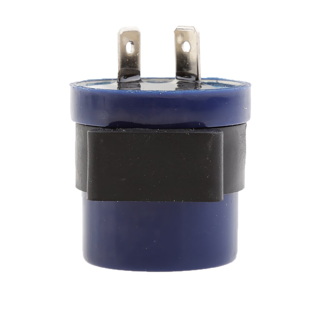 Intermittent Relays Signal Indicator 6-12V 2 Pin 8W For Motorcycle #Blue