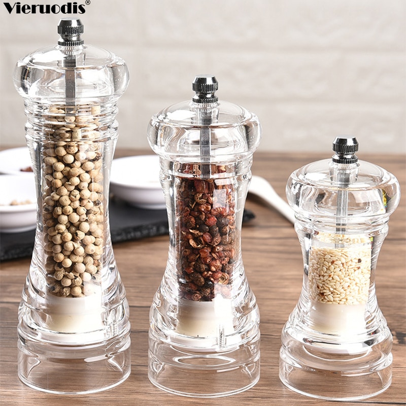 Herramientas de molienda de botellas, molinillo de sal, pimienta, Molinillo, agitador, recipiente para especias, recipiente de condimento, soporte para Cocina
