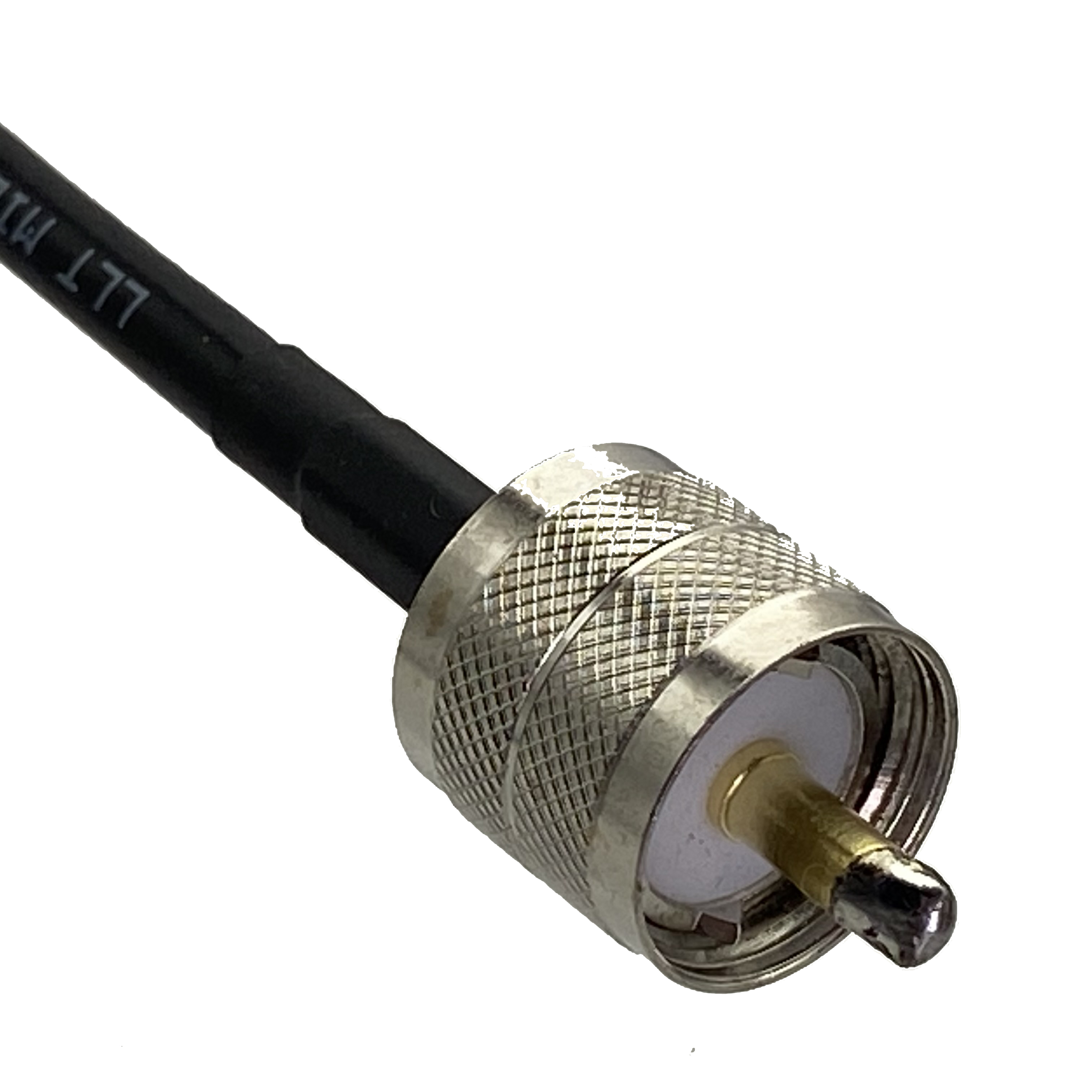 RG58 Cable UHF PL259 Male Plug to UHF PL259 Male Plug Connector RF Jumper Pigtails Wire Terminal Straight 6inch~50M