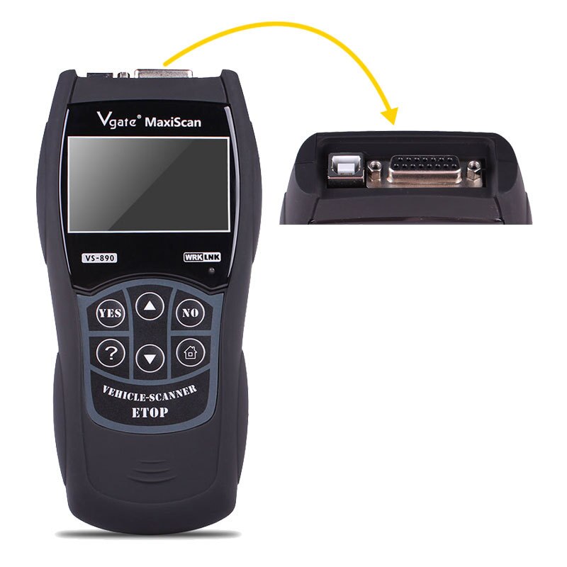 scanner code reader diagnostic tool scanning tool vs890 vgate