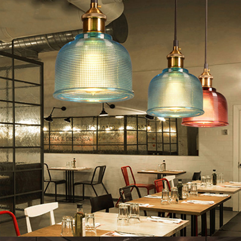 Glas Hanglamp Nordic Hanglamp Moderne hanglamp messing Creatieve minimalistische E27 Transparante Lampenkap Voor Restaurant