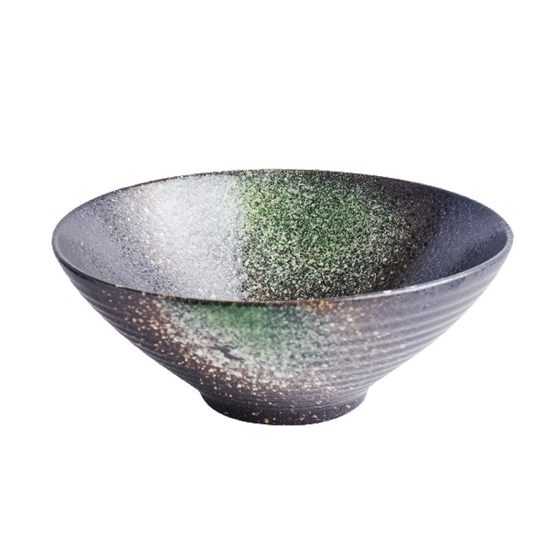 Japanse Ramen Kom Grote Maat Instant Noodles Kom Keuken Servies Keramische Eetkamer Noedels Soep Kommen: Yellow / 7-Inch