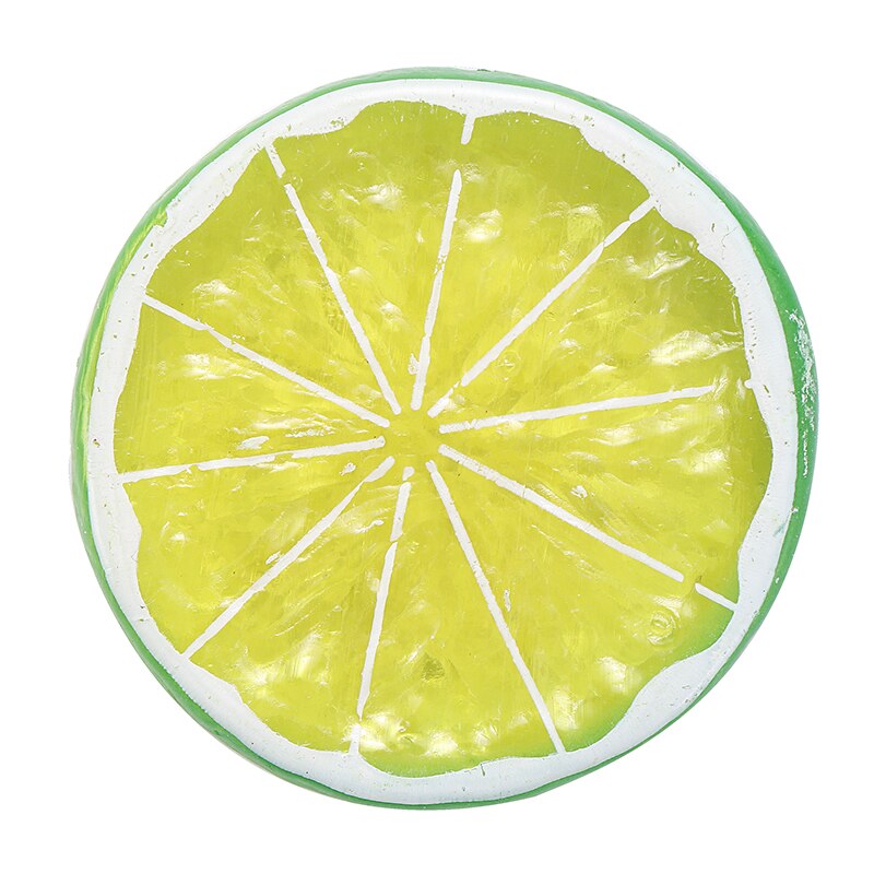 10set 5CM Artificial Lemon Slice Garnish for Home Supplies Artificial Plastic Fruit Home Decor Scenes Props
