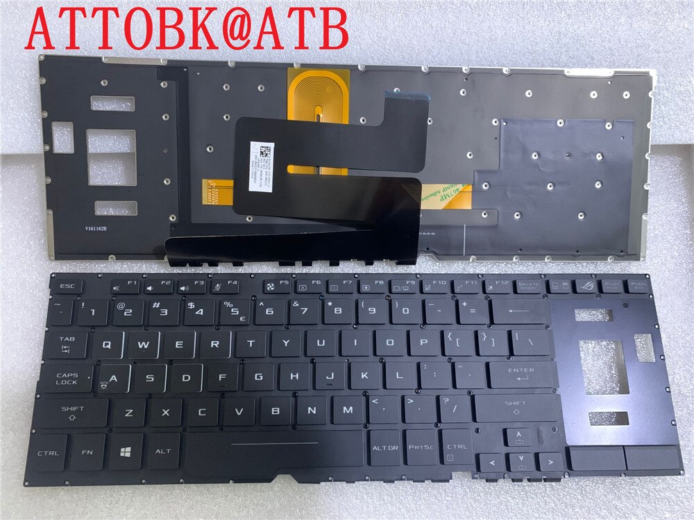 Engels Laptop Toetsenbord Voor Asus Rog Zephyrus GX501 GX501V GX501VS GX501VI GX501VSK Gx501g Toetsenbord Met Achtergrondverlichting