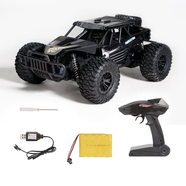 1:12 elettrico 2.4G RC Rock Crawler Auto Giocattolo di Controllo A Distanza di 25km/h Su La Radio con Telecamera Controllata drive Off-Road Giocattoli: Black