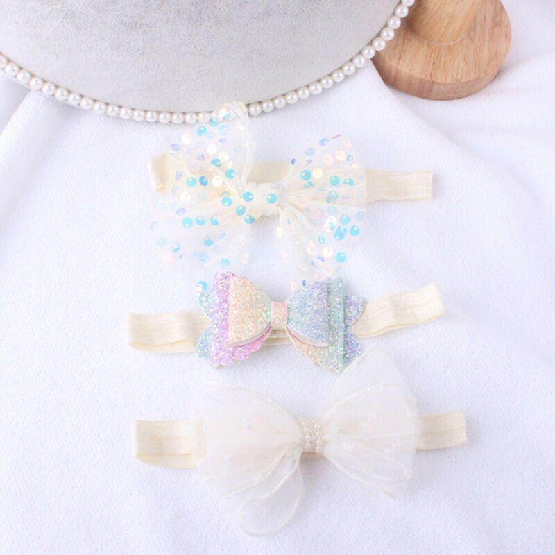 Baby Hoofddeksels Baby Meisjes Baby Peuter Bloem Boog Hoofdband Haarband Accessoires