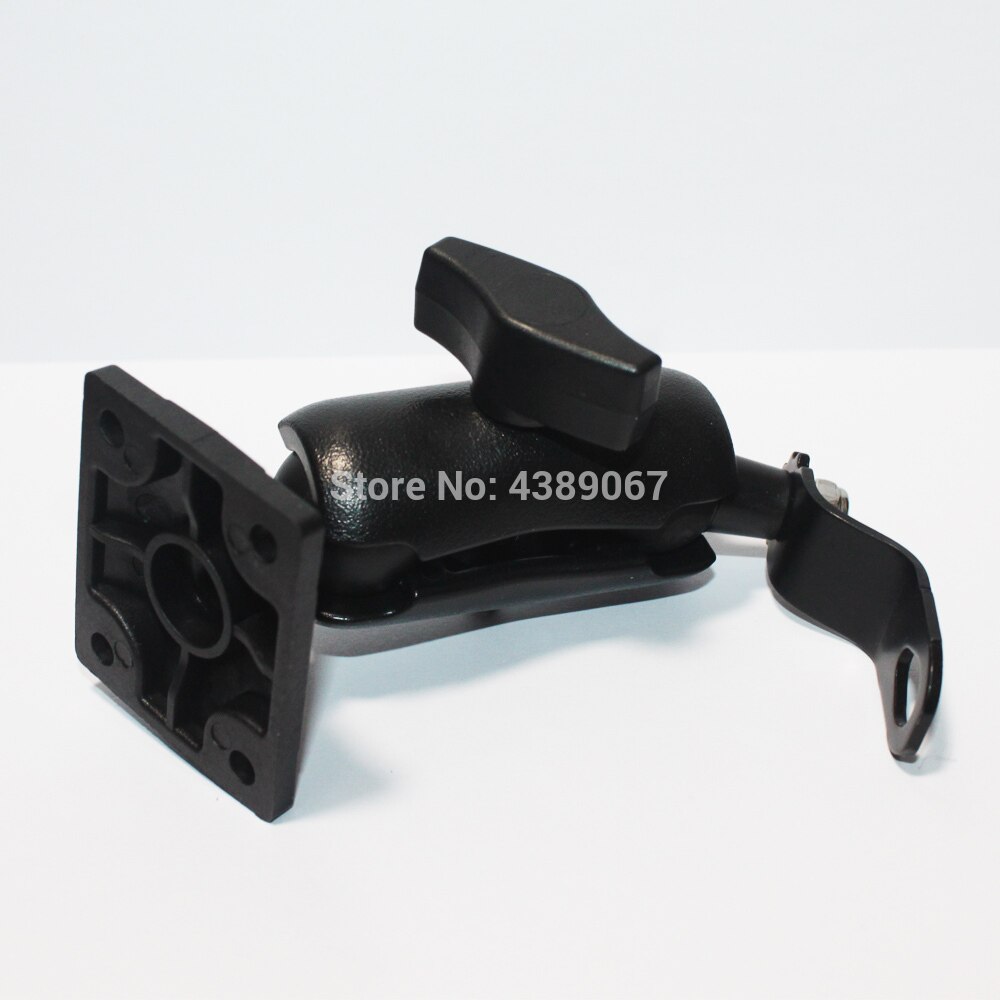 Motorcycle Mirror Rear View Mount with Universal AMPs 4 Hole Pattern Square Base for Garmin Zumo,TomTom Rider etc