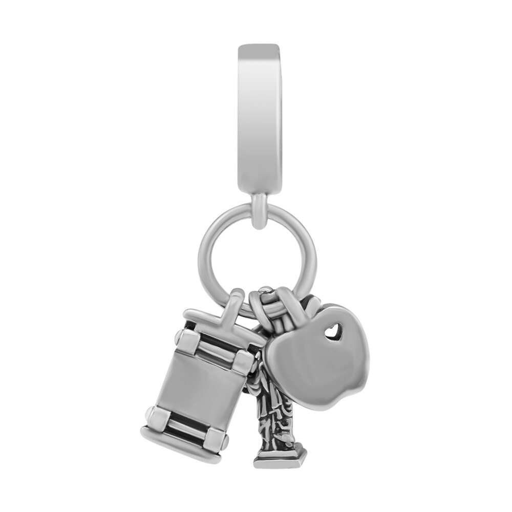 Perline 925 Sterling Silver New York Mette In Evidenza Ciondola il Fascino Misura Pendenti E Ciondoli Bracciali Gioielli FAI DA TE per Le Donne Degli Uomini del Regalo 02775