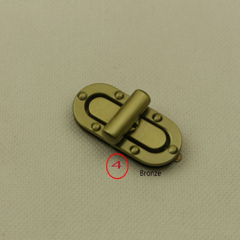 2 stuks ovale scherpe hardware accessoires metalen sluiting draaislot draaislot diy handtas portemonnee sluiting tas onderdelen accessoires