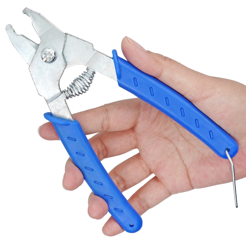 Installazione del morsetto per gabbia per uccelli di pollo pinze per unghie M scarso pinze per gabbie in rete metallica di ferro per animali strumenti per l'installazione della gabbia per conigli