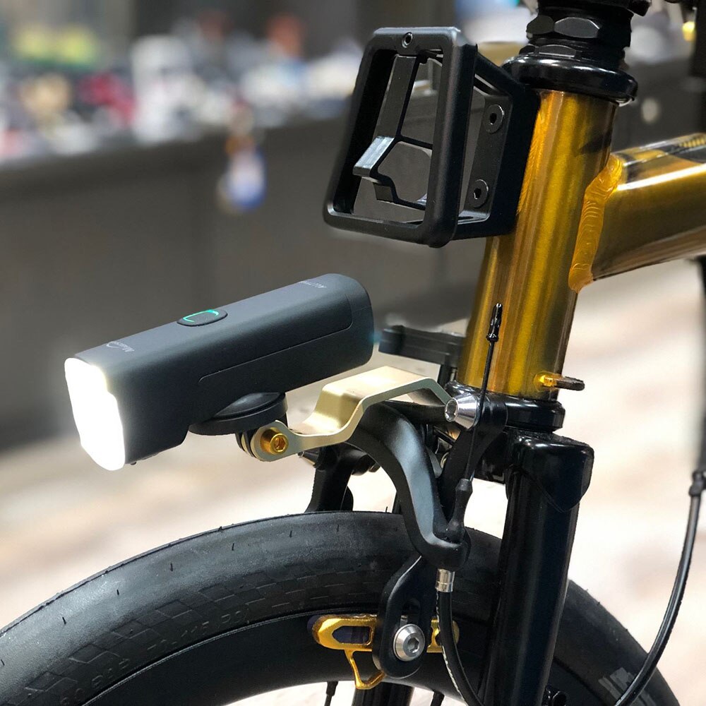 Fietskoplamphouder voorvork sportcamerahouder voor brompton 3 sixty opvouwbare fiets racefiets gopro cateye gaciron niterider