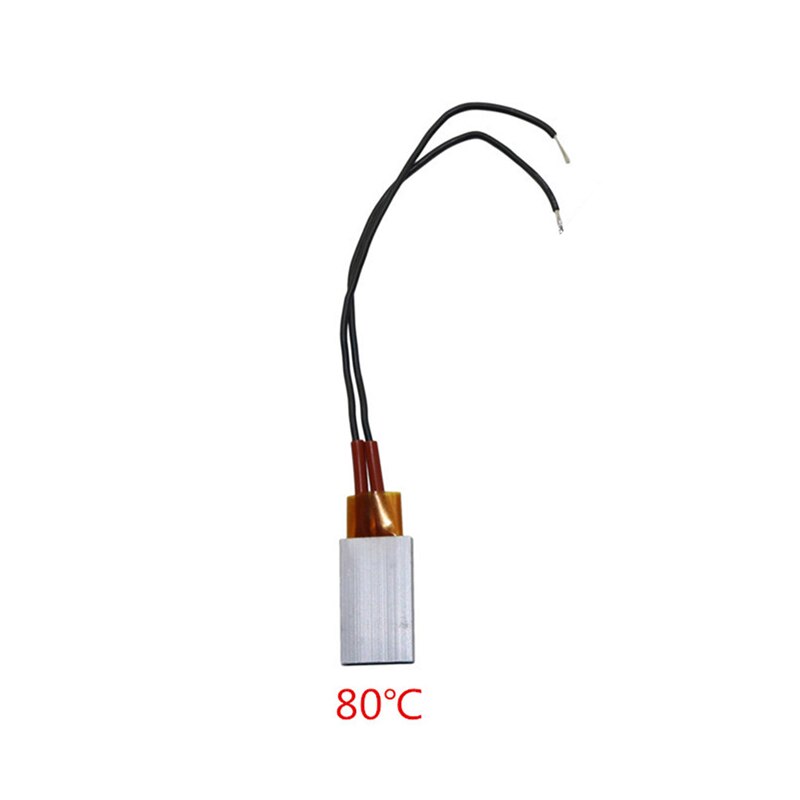 80 °/120 °/220 ° Verwarmingselement 12V Toepasselijk Miniatuur Verwarming Accessoires Krulspelden Heater Air Verwarming fittings 1 Pc: 80 degrees