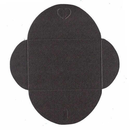 Paper envelope,Colorful Heart clasp envelopes,Wedding Invitation Envelope DIY Envelopes 10.5x7cm 100pcs/lot: Brown