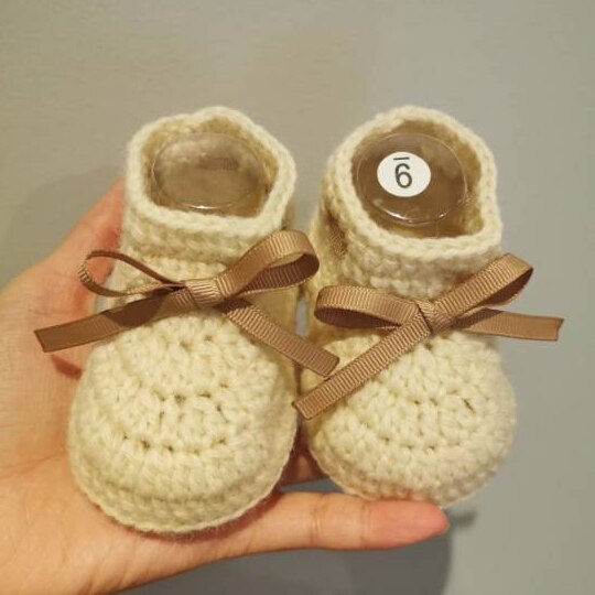 Tessuti a mano del merletto di bowknot breve stivali bambino scarpe da trekking scarpe