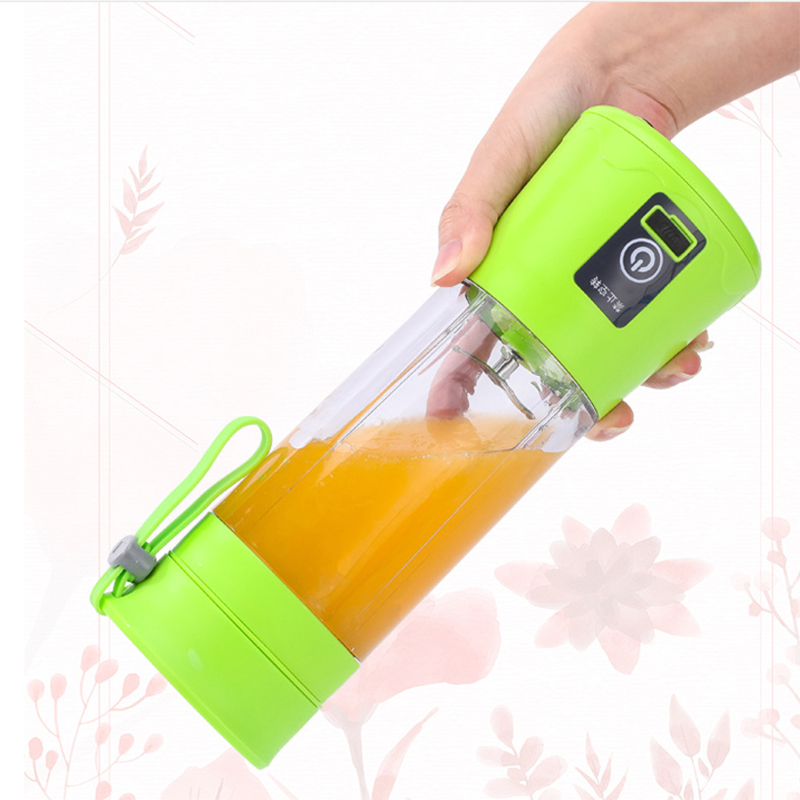 380ml Portable USB Mini Juicer Electric Rechargeable Smoothie Blender Machine Mixer Maker Fast Blenders Juice Cup Food Processor