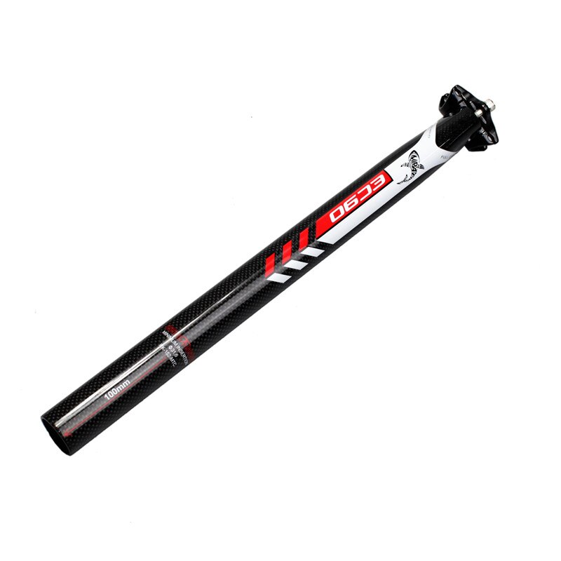 Venta nueva IVEKE 0MM tija de sillín de carbono 27,2/30,8/31,6*350/400 bicicleta de carbono MM titsmbb tija de sillín de pista de carbono