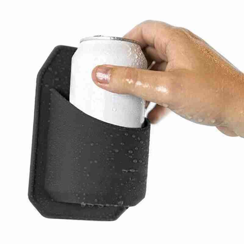 Draagbare Zwart Bier Rek Badkamer Wijnglas Houder Houder Muur N3F2 Zuig Plastic Vaste Cups Q1Q2