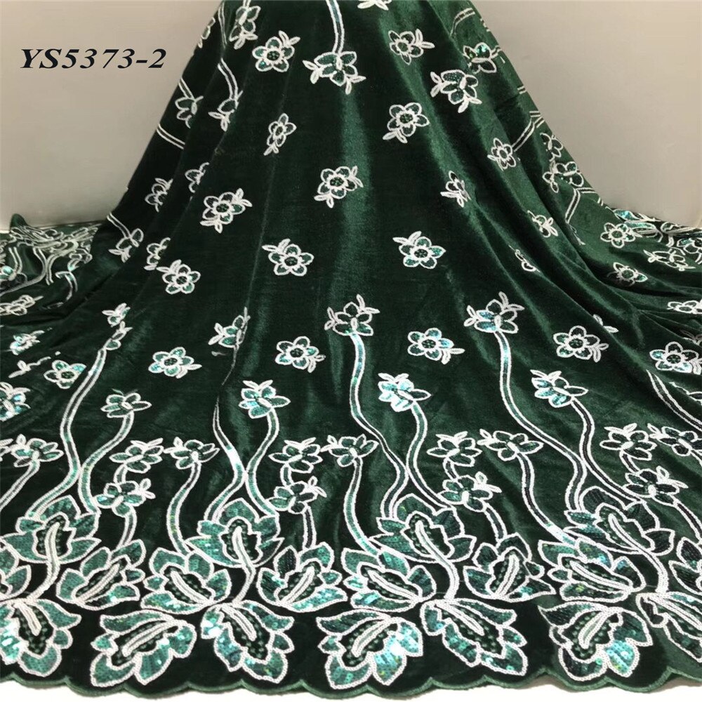 stil frauen hochzeit Lila farbe französisch spitze samt Party kleid tuch 5 Meter: 2