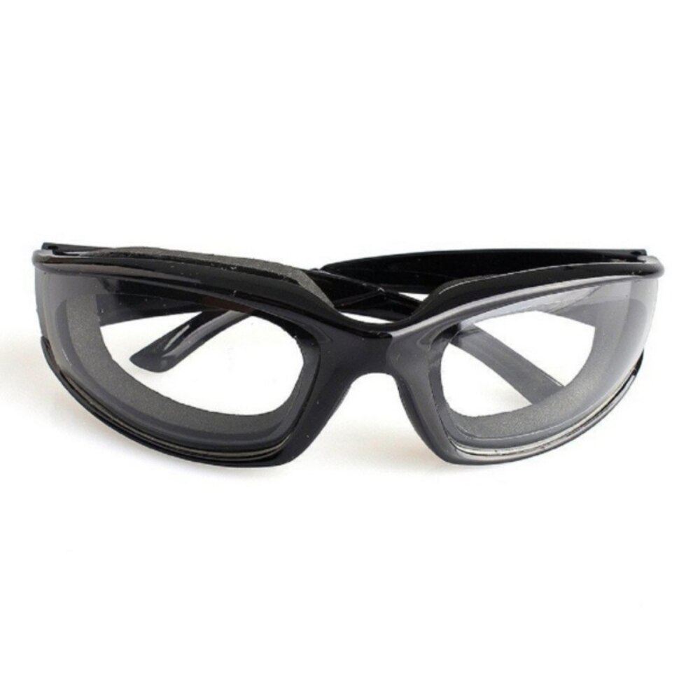 Gafas de seguridad portátiles para cortar cebolla, protectores de ojos, herramientas de cocina, accesorios, gadgets, 1 ud.: Negro