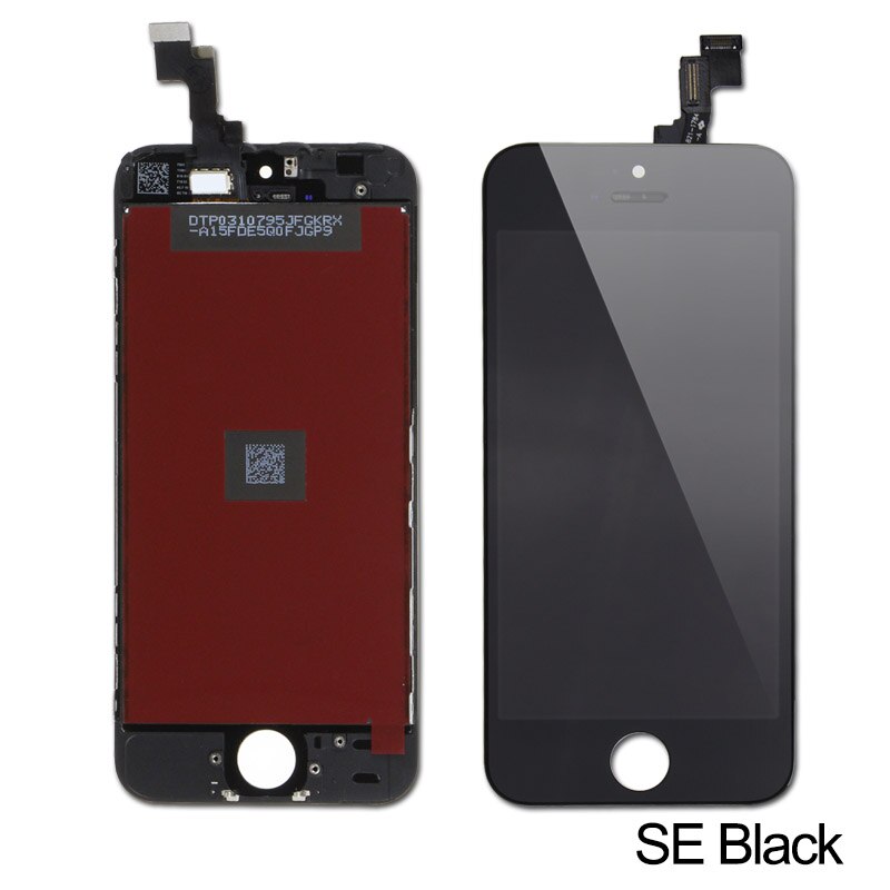 1PCS 100% AAAA LCD Screen For iPhone 5S 5 SE 5C Screen LCD Display Digitizer Touch Module 5S SE Screens Replacement: SE Black