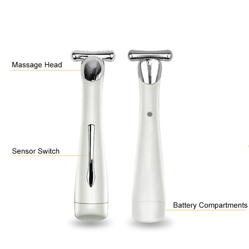 Electric Microcurrent Eyes Wrinkle Removal Massager Eye Dark Circle Pouch Remover Lifting & Tighten Facial Skin Beauty Machine