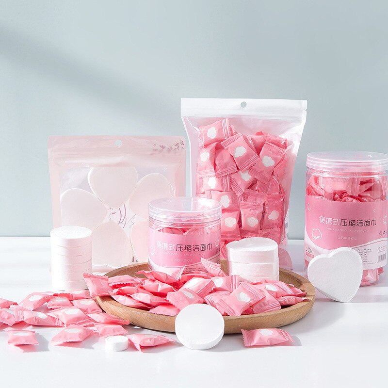Trockenen Druck Münze Einweg Bad Handtuch Reise Geschäfts Freien Liefert Vlies Pille Handtuch Make-Up Reinigung Hand Handtuch