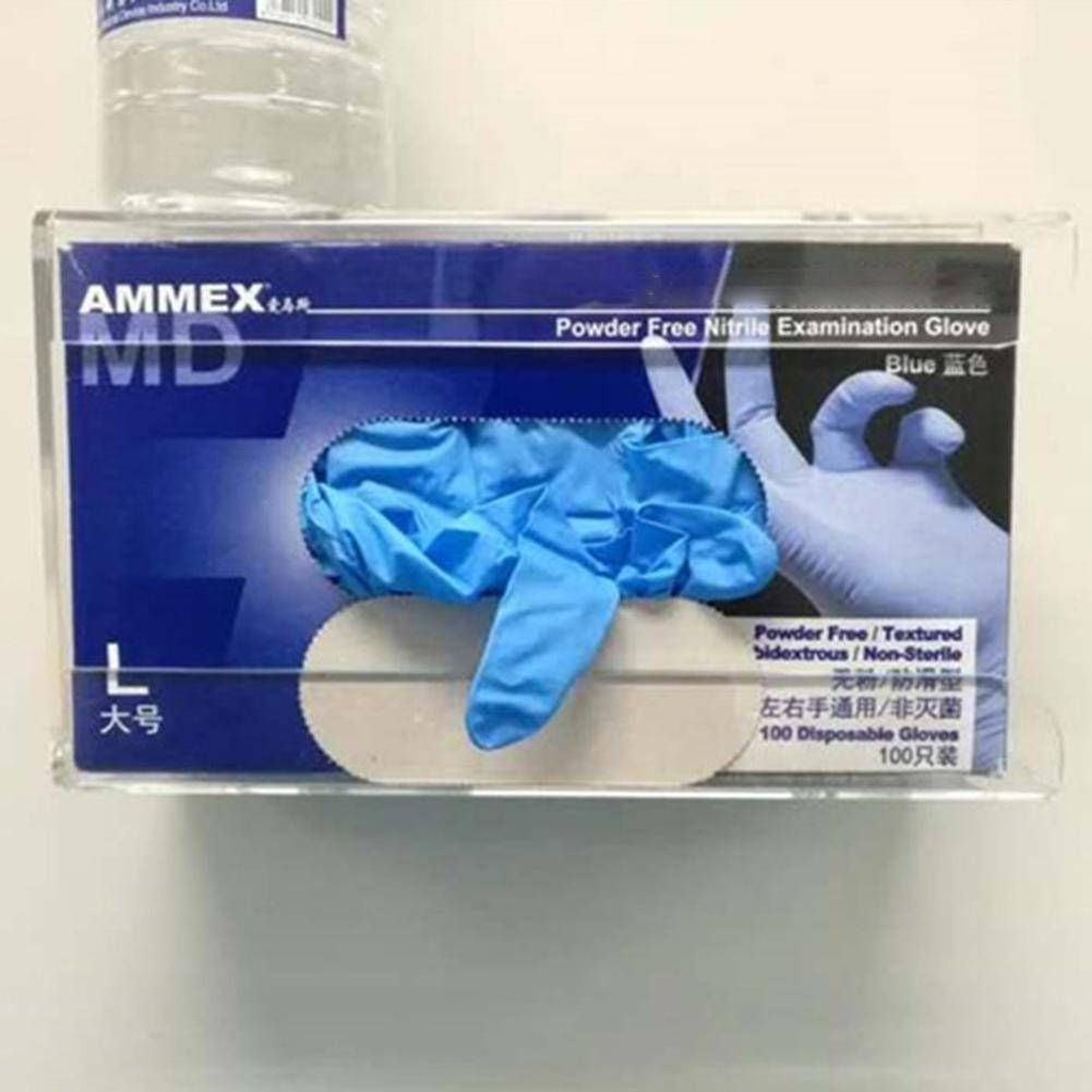 Glove Box Storage Labor Insurance Gloves Display Box l Tissue Box Acrylic Glove Dispenser Wall Mountable Tissue Box Holder