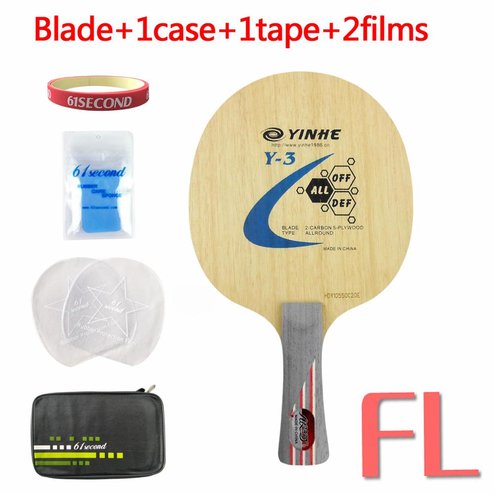 Yinhe Melkweg Y-3 Y3 Y 3 Tafeltennis Pingpong Blade: FL with F 1 case