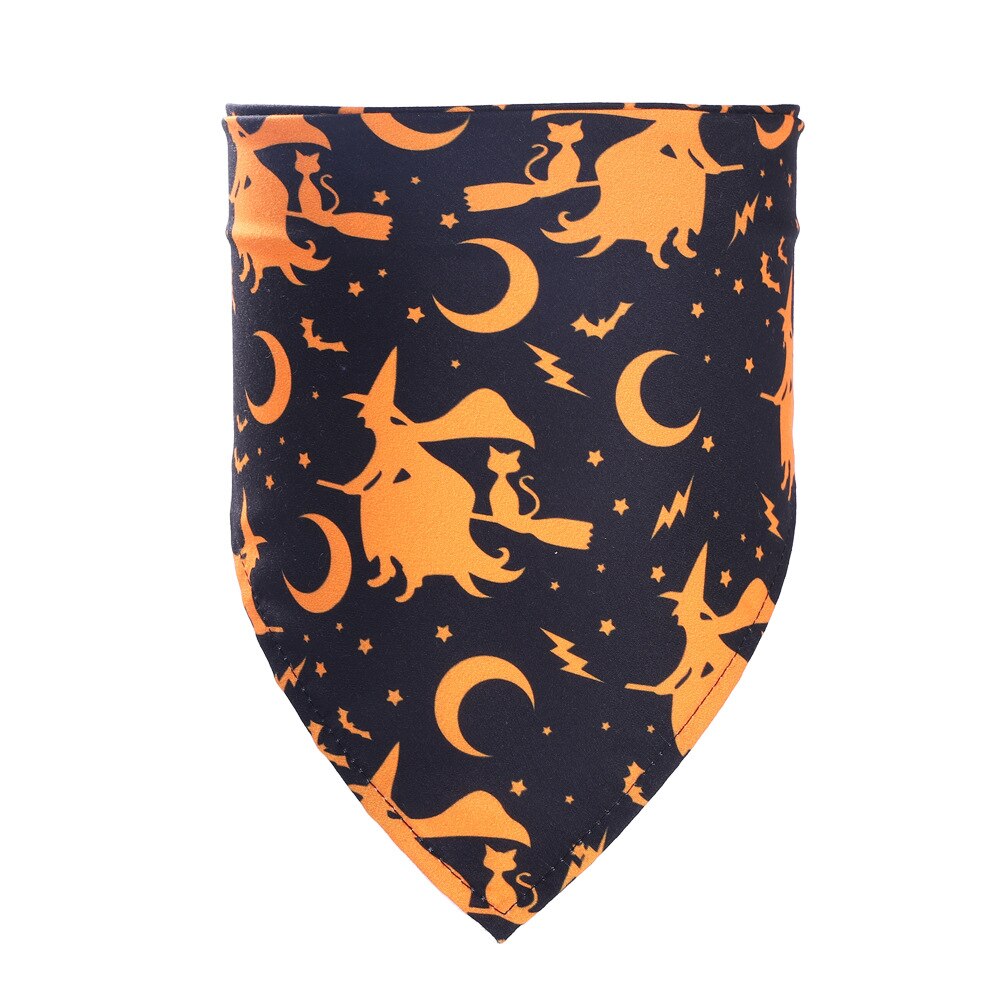 Halloween Stijl Huisdier Bandana Wasbaar Hond Bandana Strikjes Kraag Huisdier Sjaal Grote: 04