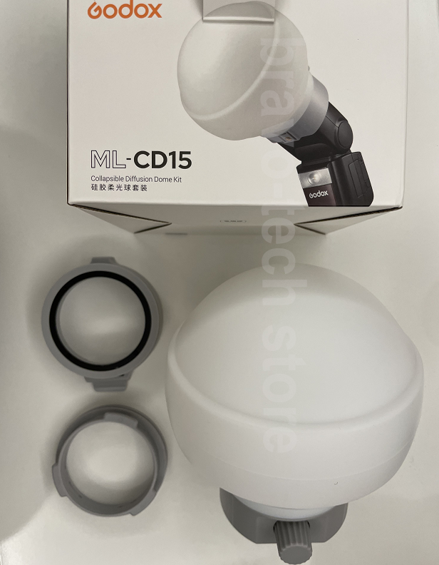 Godox ML-CD15 Diffusore Dome con 3 Adattatori per Godox V1 V1Pro Godox ML-CD15 Diffusore Dome con 3 Adattatori per Godox V1 V1Pro