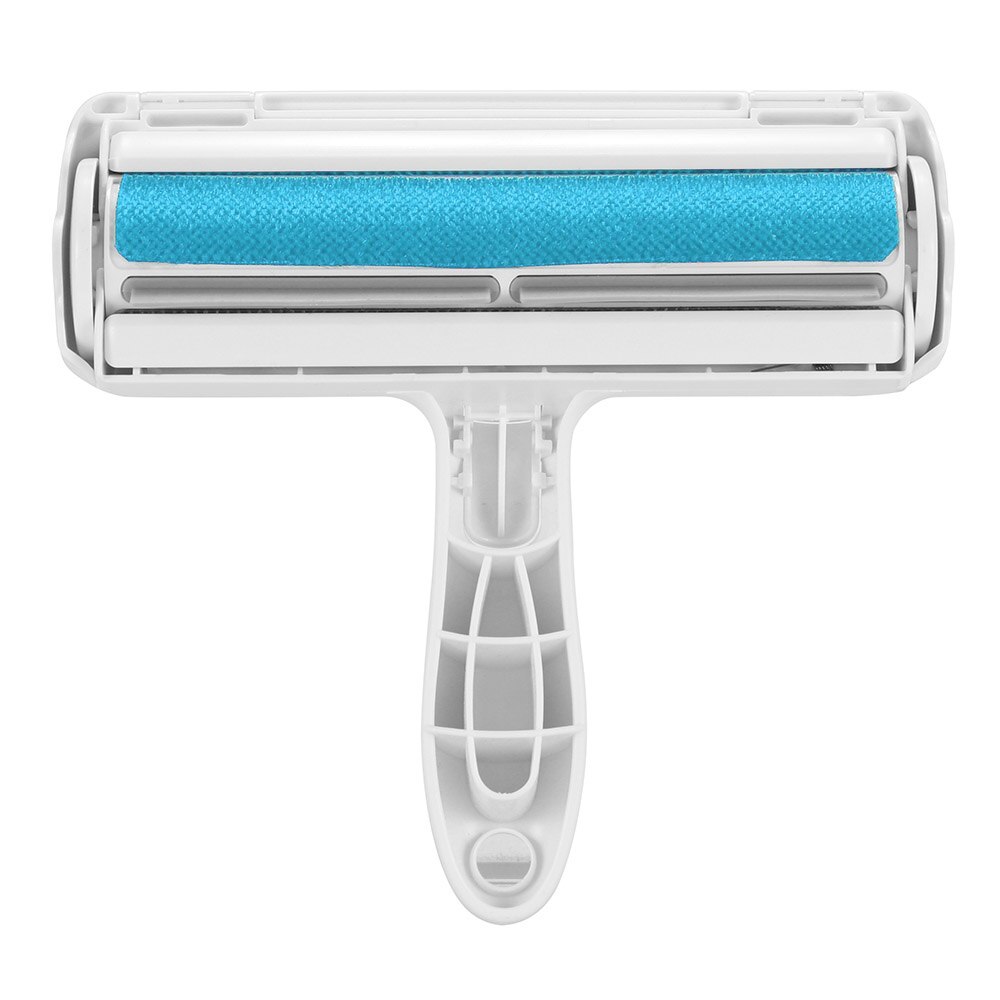 Pet Hair Roller Herbruikbare Plastic Bont Roller Zelfreinigende Watten Removal Kam Epilator Fleece Borstel Huisdier Hond kat: Blauw