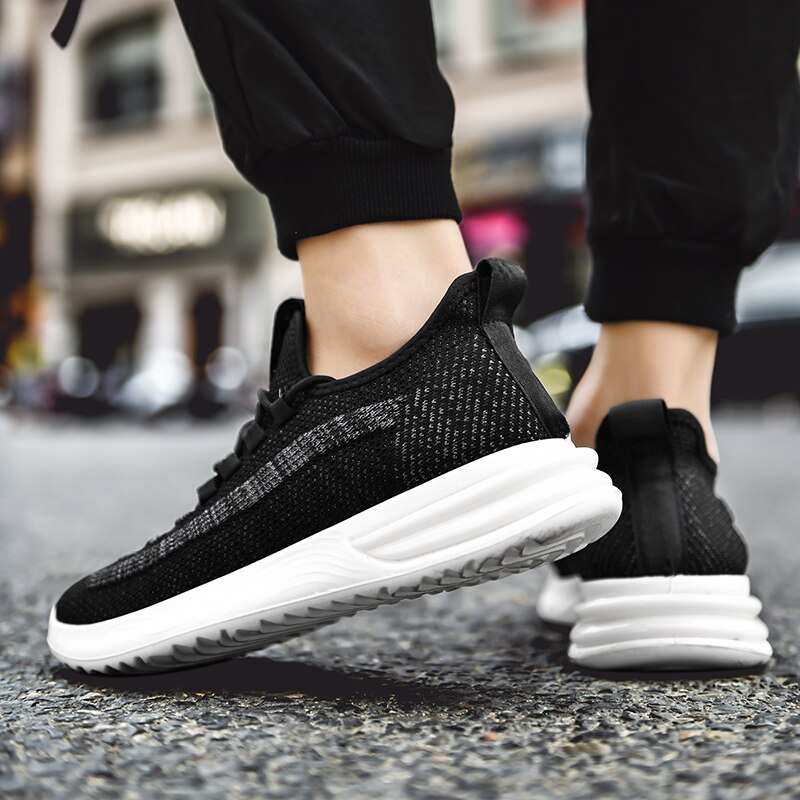 Pu læderbare mænd sko afslappede mænd sko billige mænd sneakers sorte åndbare sko herre sneakers zapatillas hombre
