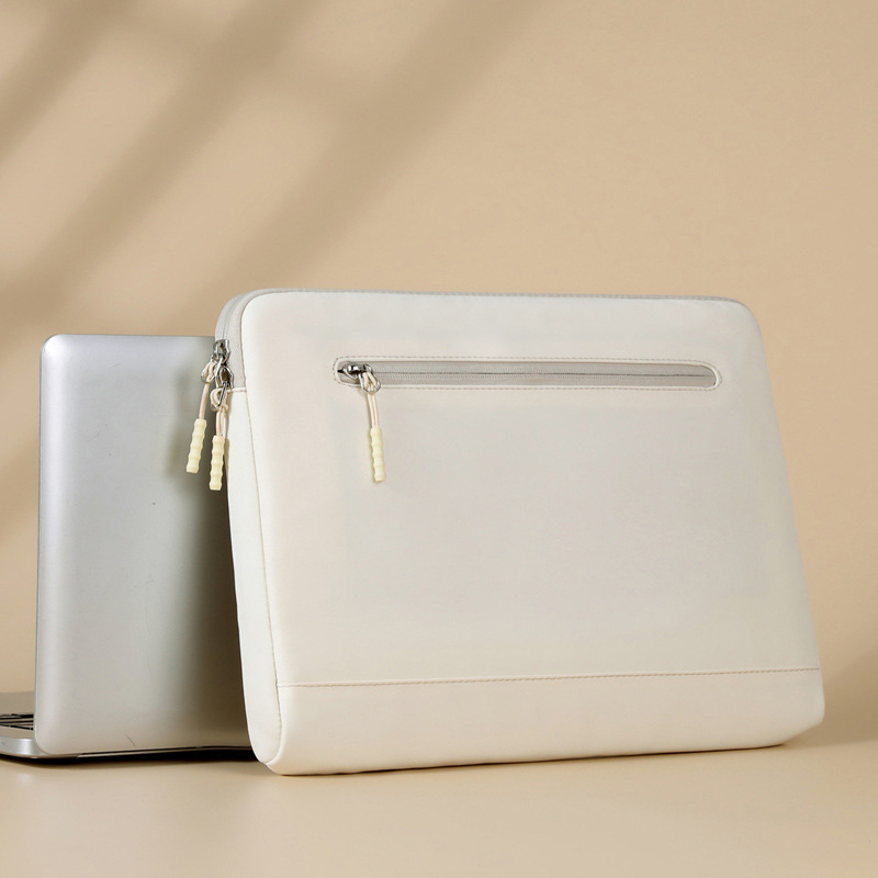 Sacoche pour ordinateur portable pour iPad, Macbook, Huawei, Notebook, PC, manchon, anti-poussière d'eau, 13, 13.3, 14, 14.6, 15, 15.6 pouces, poche latérale, étui pare-chocs: 13.3-pouces / Vert foncé