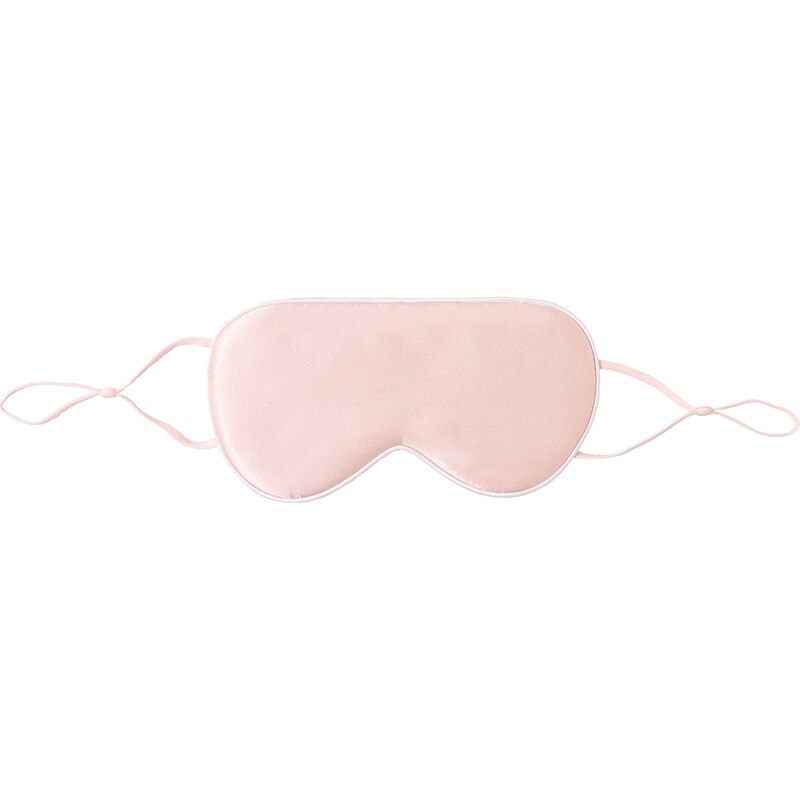 Nieuwkomers Shading Zijden Oogmasker Pure Kleur Zijde Slaapmasker Zijden Oogmasker Mode Verscheidenheid Van Kleuren: Pink