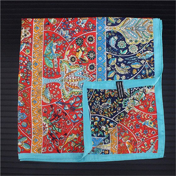 Van Gogh Oil Painting Square Scarves Silk Scarf Bandanna Women Scarf Head Neck Tie Band Neckerchief: 17