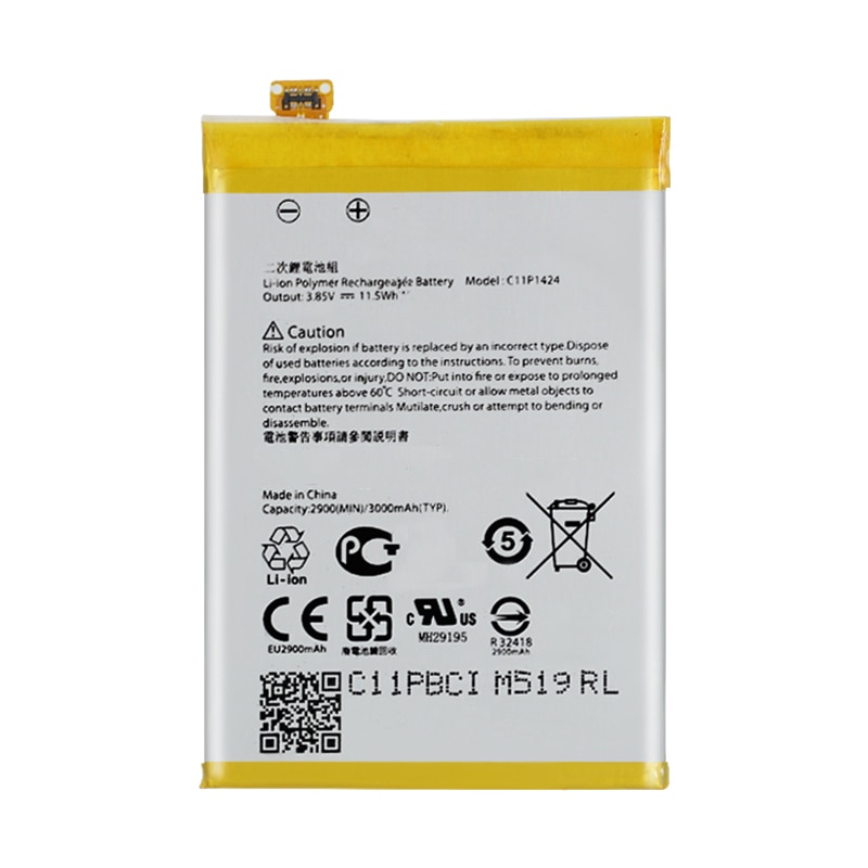 Original-Ersatz Telefon Batterie C11P1424 3000mAh für Asus ZenFone 2 ZE551ML ZE550ML Z00AD Z00ADB Z00A Z008D Kostenlose Werkzeug
