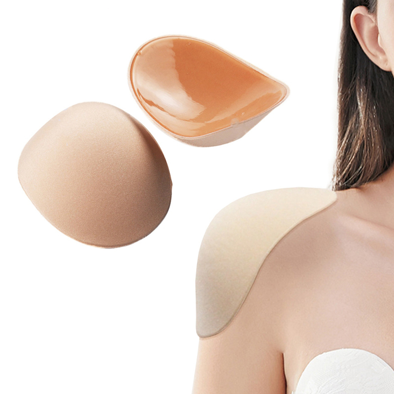 Direito angular Anti-Slip Shoulder Pads, Invisible Shoulder Pads, roupas e jaquetas, suprimentos de costura