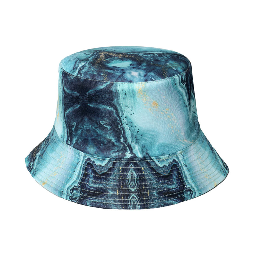 Sun Protection Unisex Boonie Hat Soft Bucket Cap Reversible Double-Side-Wear for Travel Safari Folding Full Print FS99: G