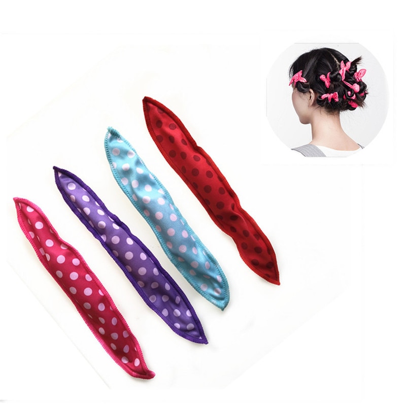 5 Pcs/Lot Hair Curlers Soft Sleep Pillow Hair Rollers Set Best Flexible Foam and Sponge Magic Hair Care DIY Hair Styling Tools