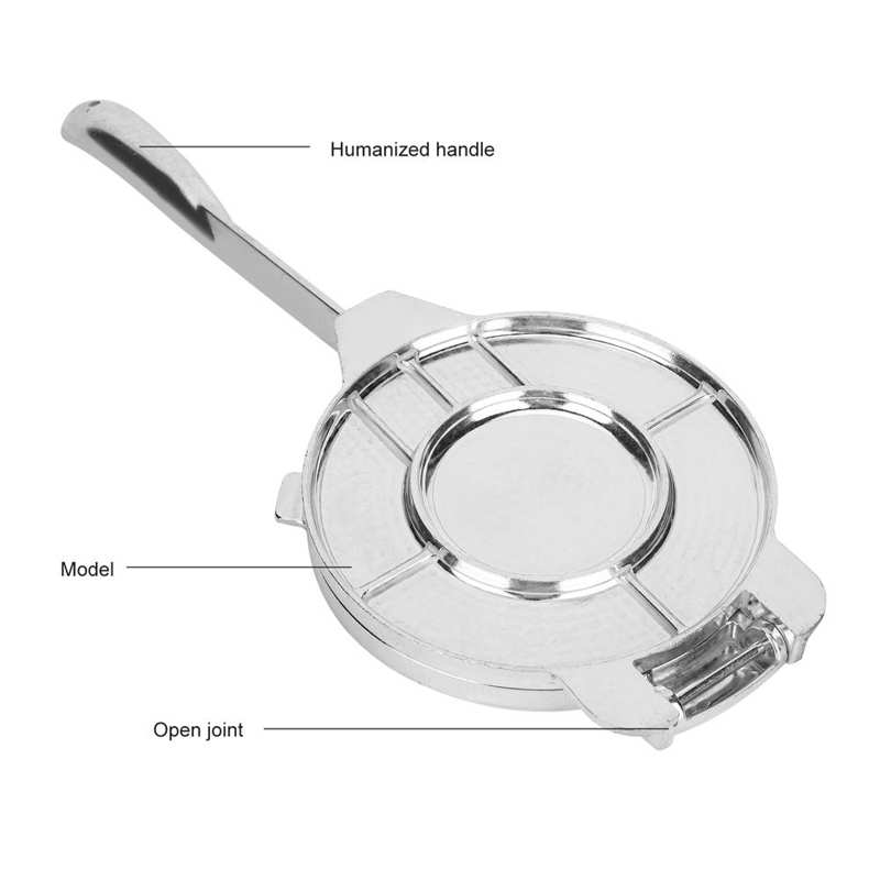 DIY Tortilla Presse Hersteller Aluminium Legierung Faltbare Teig Gebäck Presse Werkzeug Heimat Küche Utensilien Pita Presse Tacos Hersteller Spielereien