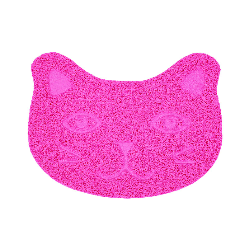 Waterdichte Huisdier Kattenbakvulling Mat Leuke Claw Vorm Voeden Pad Pvc Eenvoudige Reiniging Dubbele Laag Katten Wc Matten Voor Pet katten Supplies: A