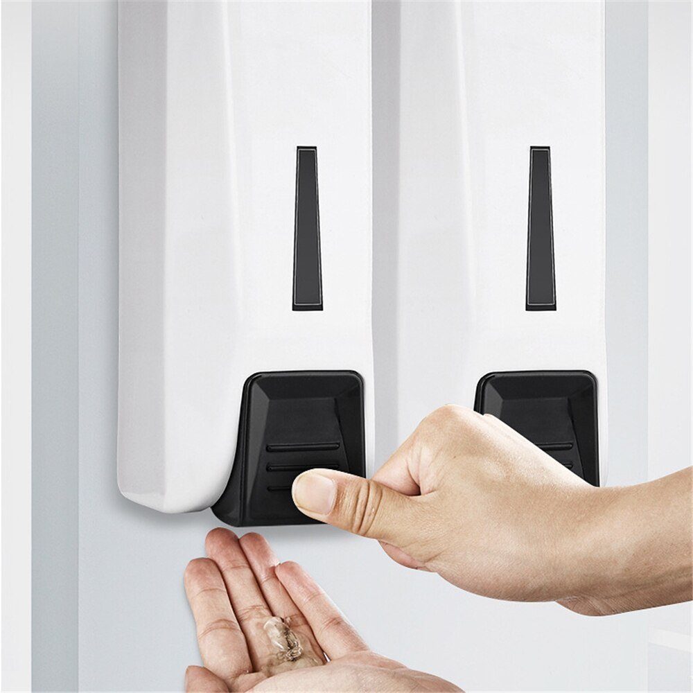 Single/Double/Triple Soap Dispenser Wall-mount Shower Bath Shampoo Dispenser Liquid Soap Container Bathroom Accessories