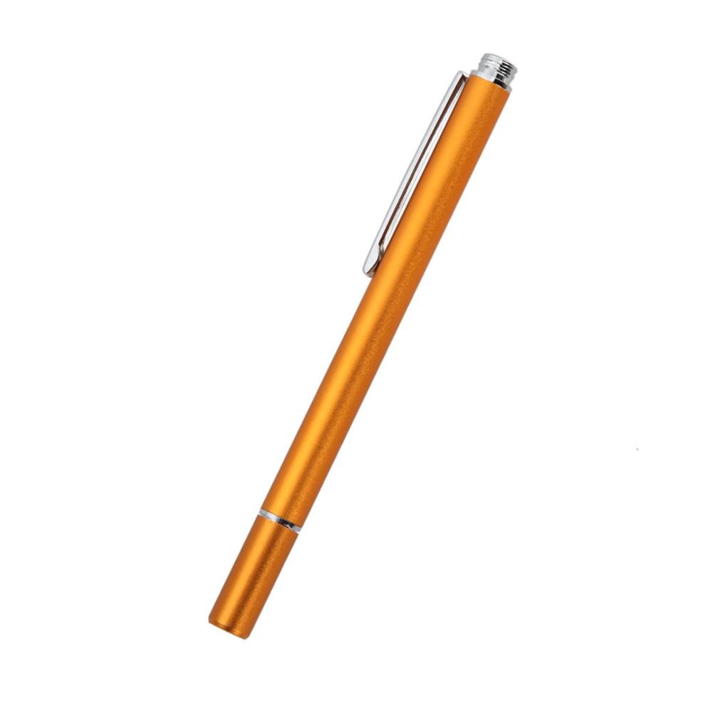 Tablet stylus penna fin spets rund tunn spets kapacitiv stylus penna surfplatta pekskärm pennor för iphone ipad samsung: Guld-
