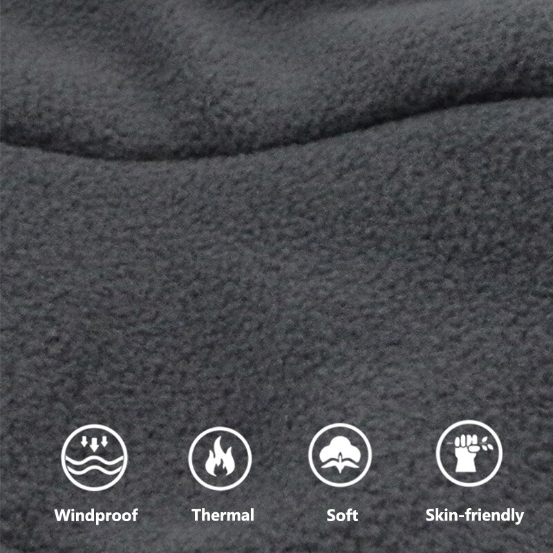 Mascarilla térmica multifunción para hombre, gorro polar grueso a prueba de viento para deportes de ciclismo, escalada, esquí, pesca