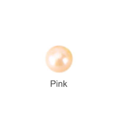 CLUCI 6-8mm Akoya Branello Della Perla per Le Donne Monili Che Fanno Coltivate Branelli Della Perla Delle Donne 16 di Colore Rotonda Akoya sciolto Perla SZ005SB: Pink