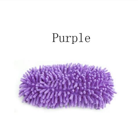 1pcs Cleaning Foot Cleaner Shoe Mop Slipper Floor Dusting Cover Convenient Practical Home accessories Cleaning Tools: Purple