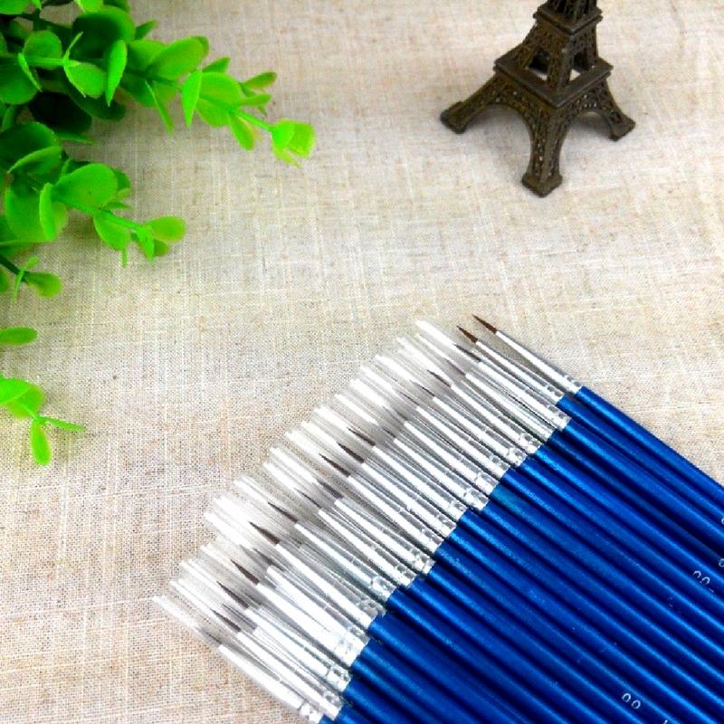 10Pcs/Set Fine Hand-painted Thin Hook Line Pen Drawing Art Pens Paint Brush #4