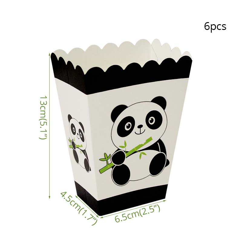 Cartoon Panda Party Decorations Foil Balloons Paper Plate Cup Disposable Tableware Set Kids Birthday Party Baby Shower Supplies: plum